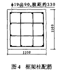 框架柱配筋